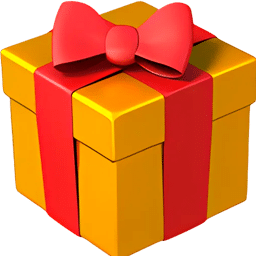 emoji de regalo